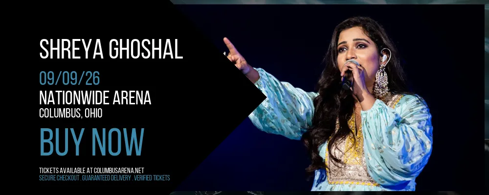 Shreya Ghoshal at Nationwide Arena